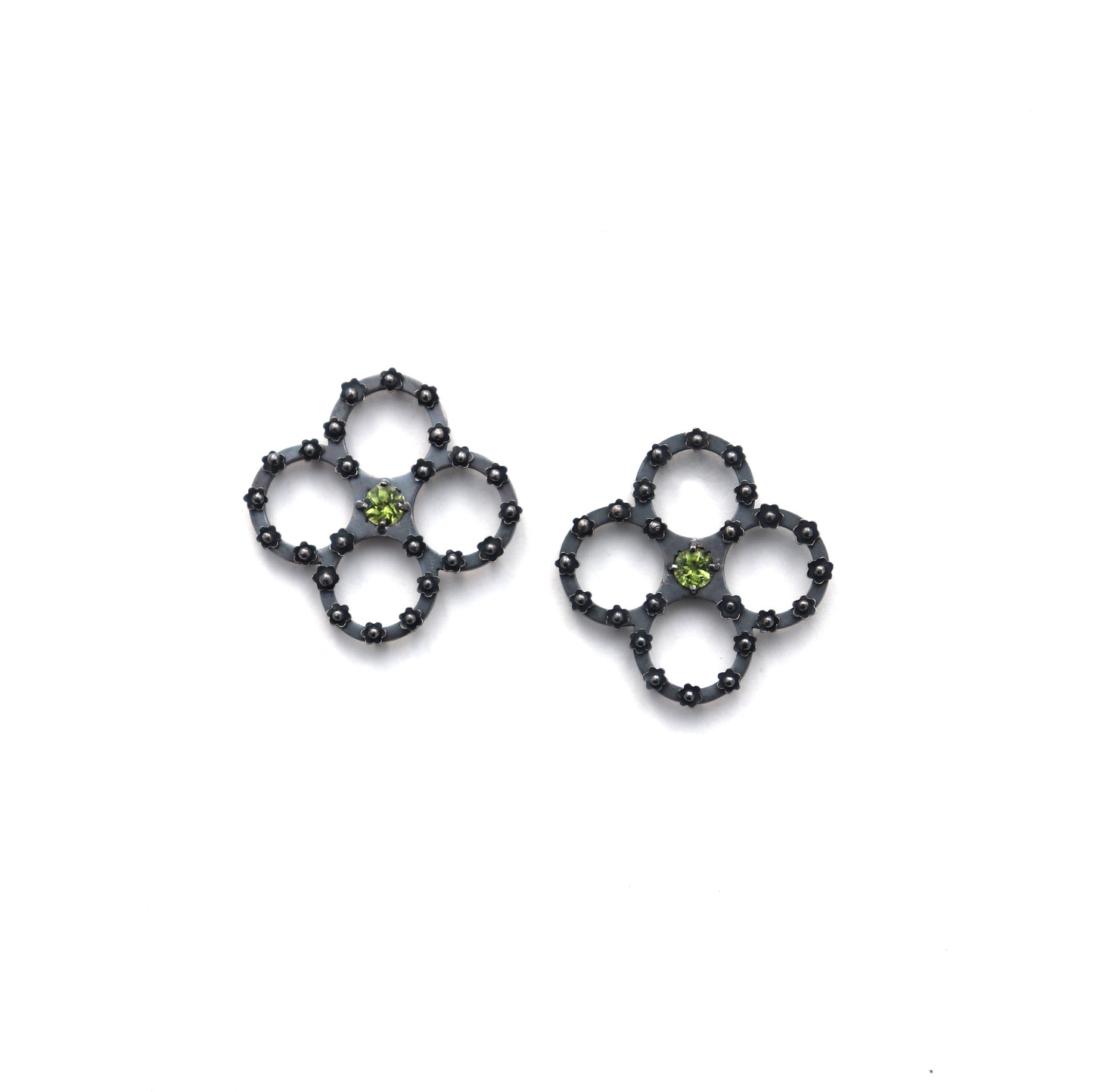 Quatrefoil Wreath Studs