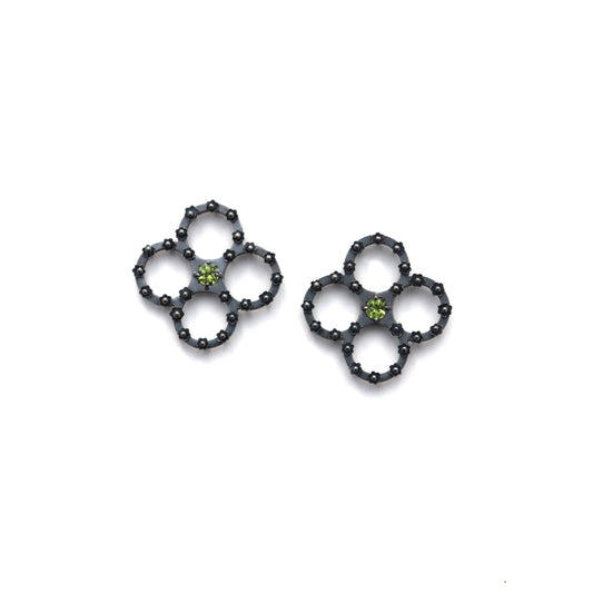 Quatrefoil Wreath Studs