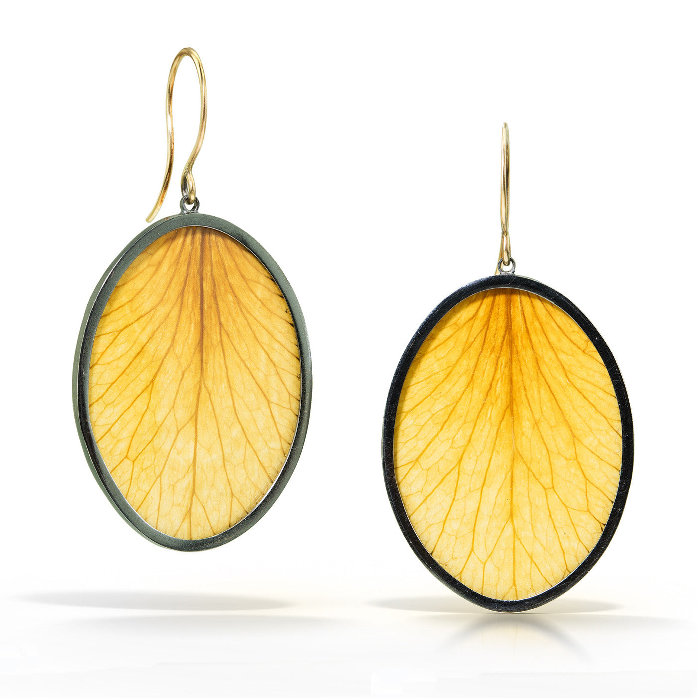 Large Rose Encasement Earrings