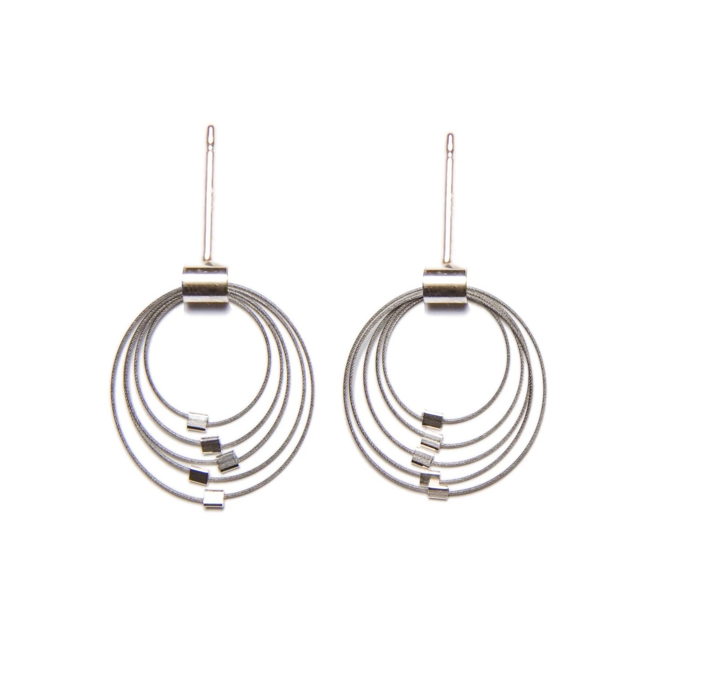 Grad Circle Earrings- Posts