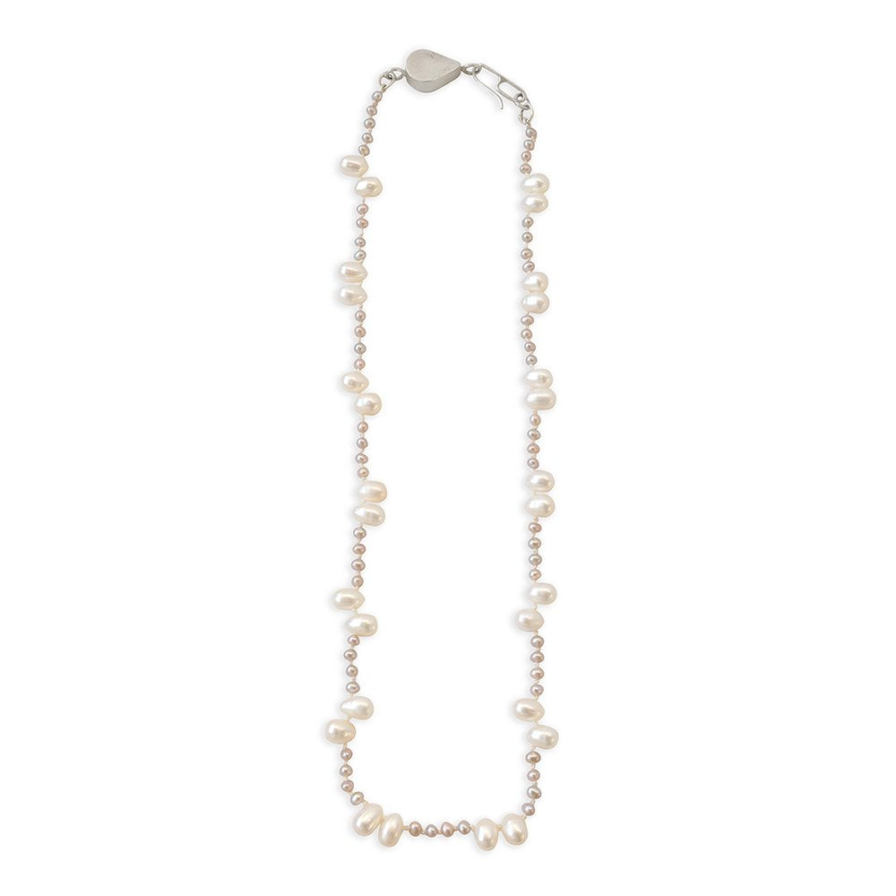 Pearl Dot and Dash Necklace