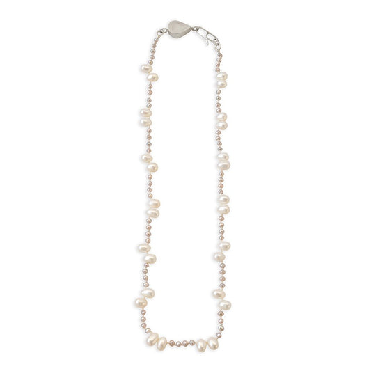 Pearl Dot and Dash Necklace