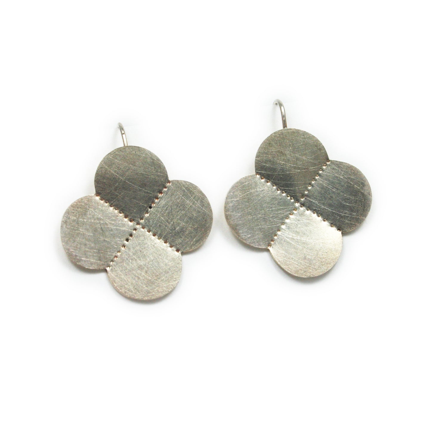 Scalloped & Faceted EARRINGS- 4-Quarters FW