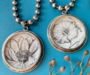 Large chunky pendant necklace