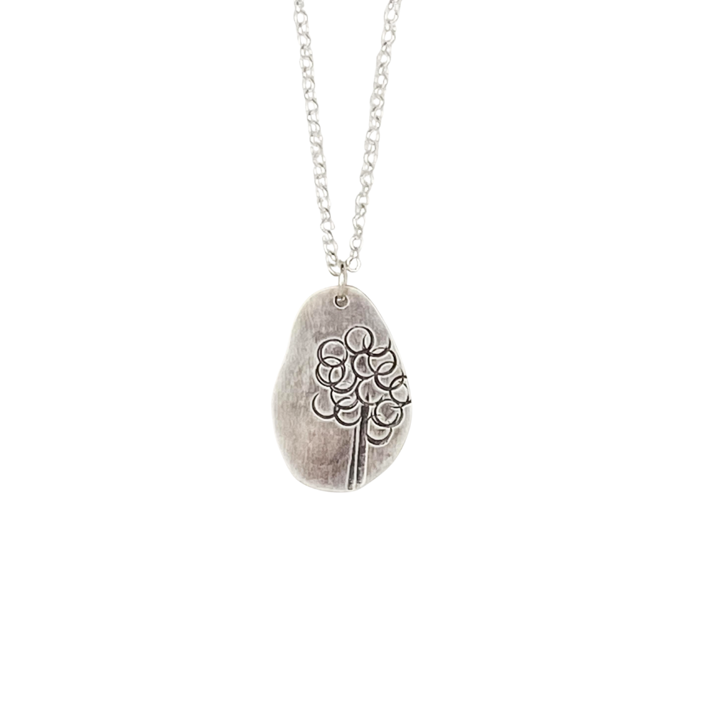 Silver Landscape Pendant 15