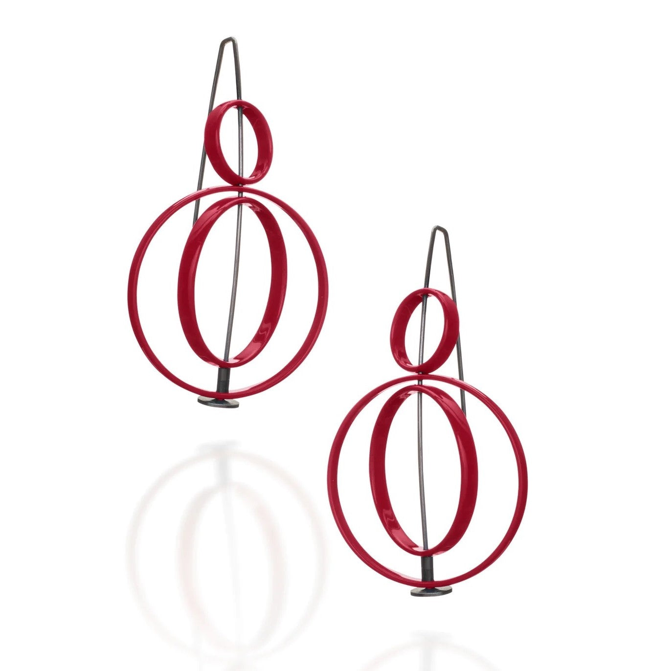 Small Top 3 Circle Earrings