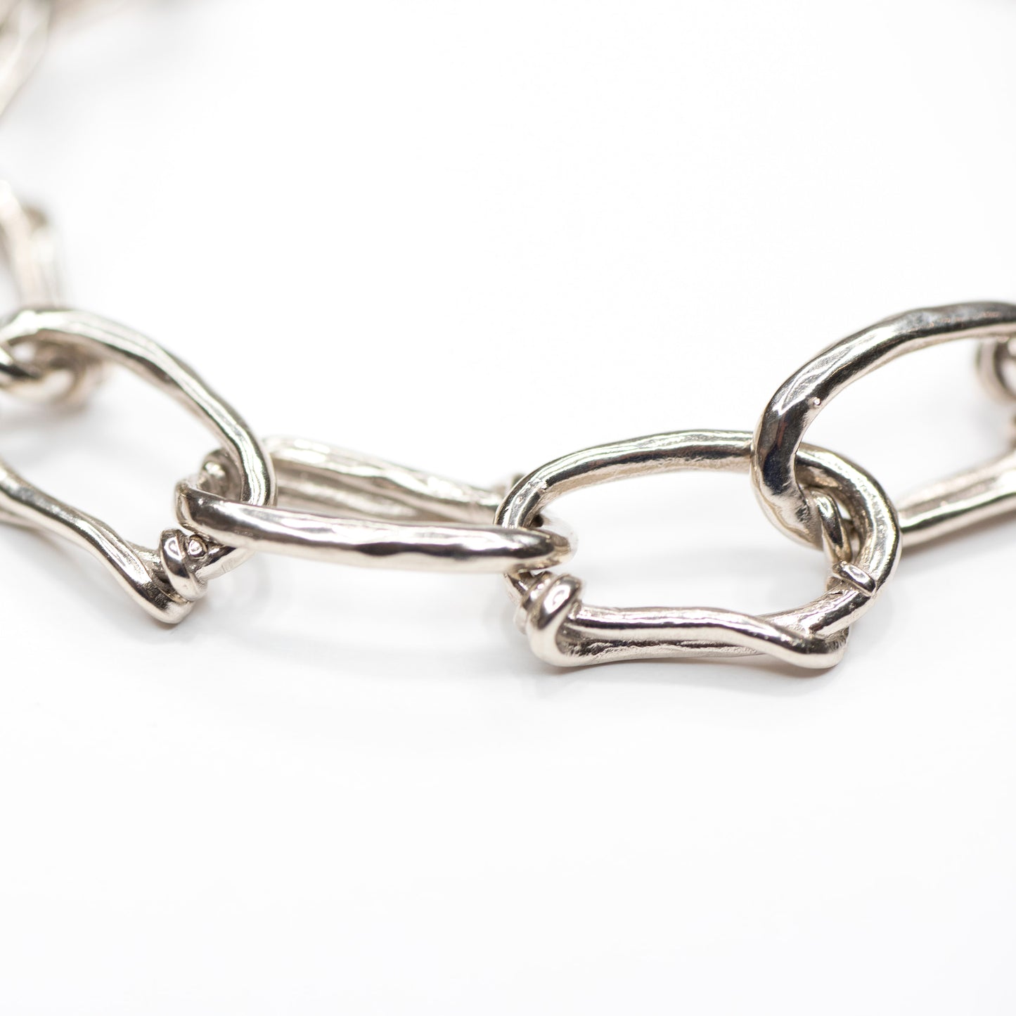 14k Oval Link Chunky Chain Yellow or White Gold Bracelet