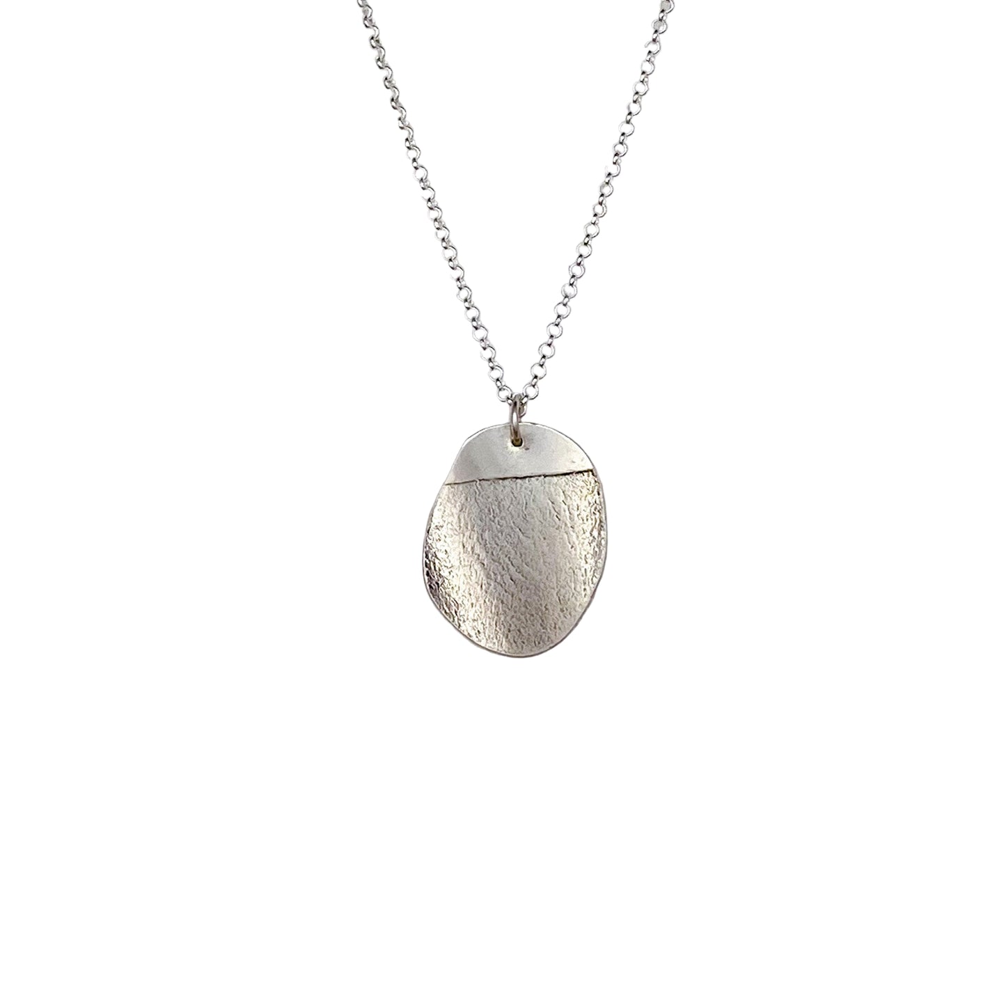 Silver Landscape Pendant 1