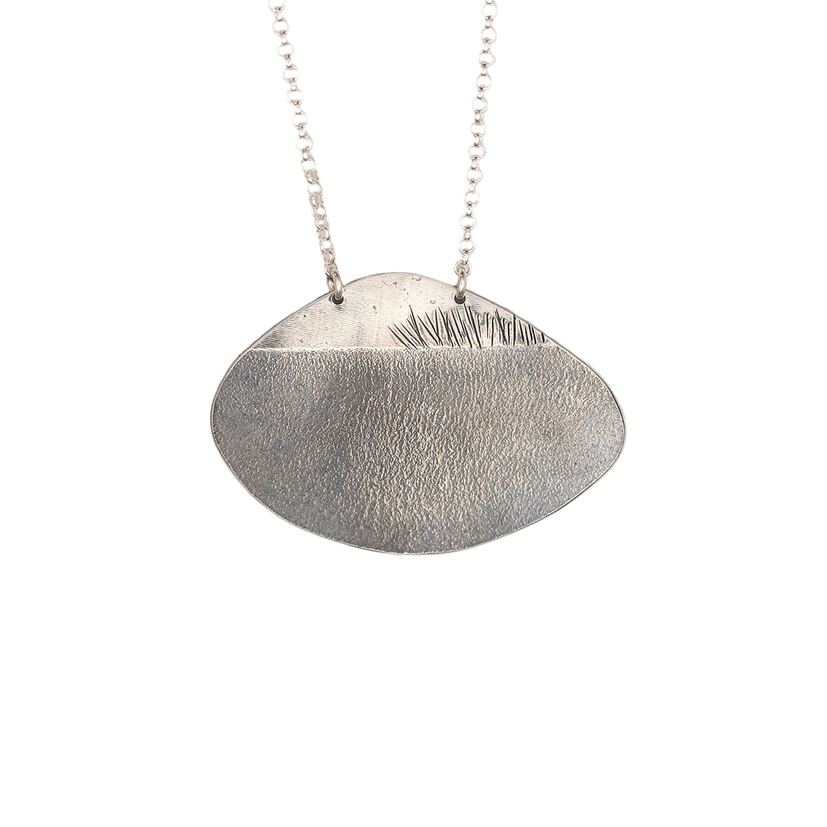 Silver Landscape Necklace 35