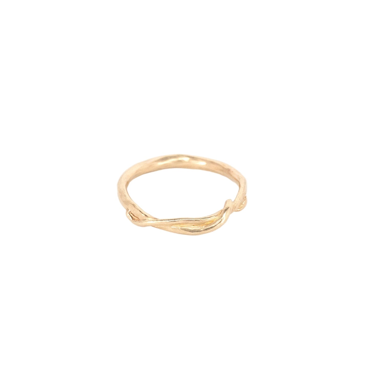 14k Twisted Vine Yellow or White Gold Band