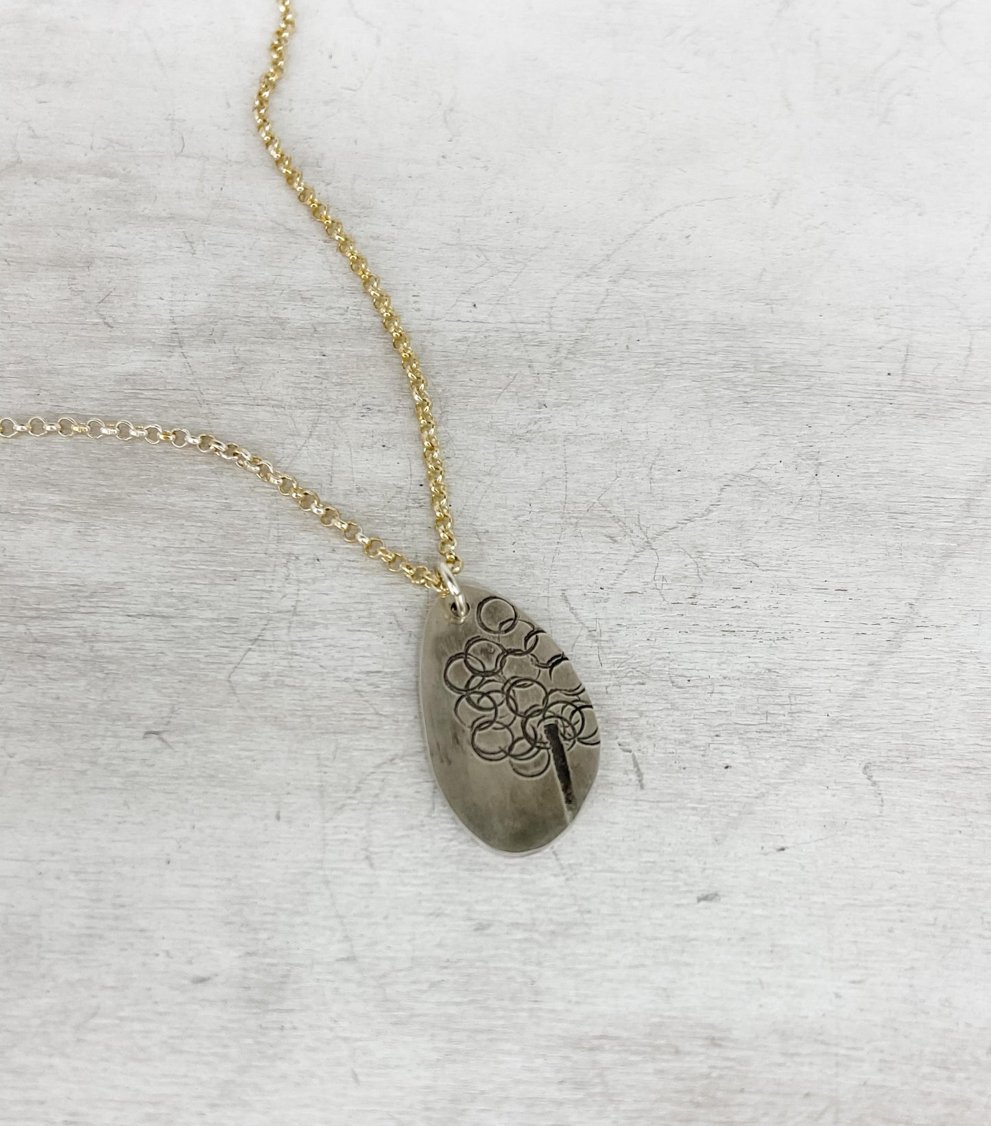 Silver Landscape Pendant 20