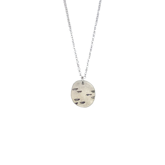 Silver Landscape Pendant 14