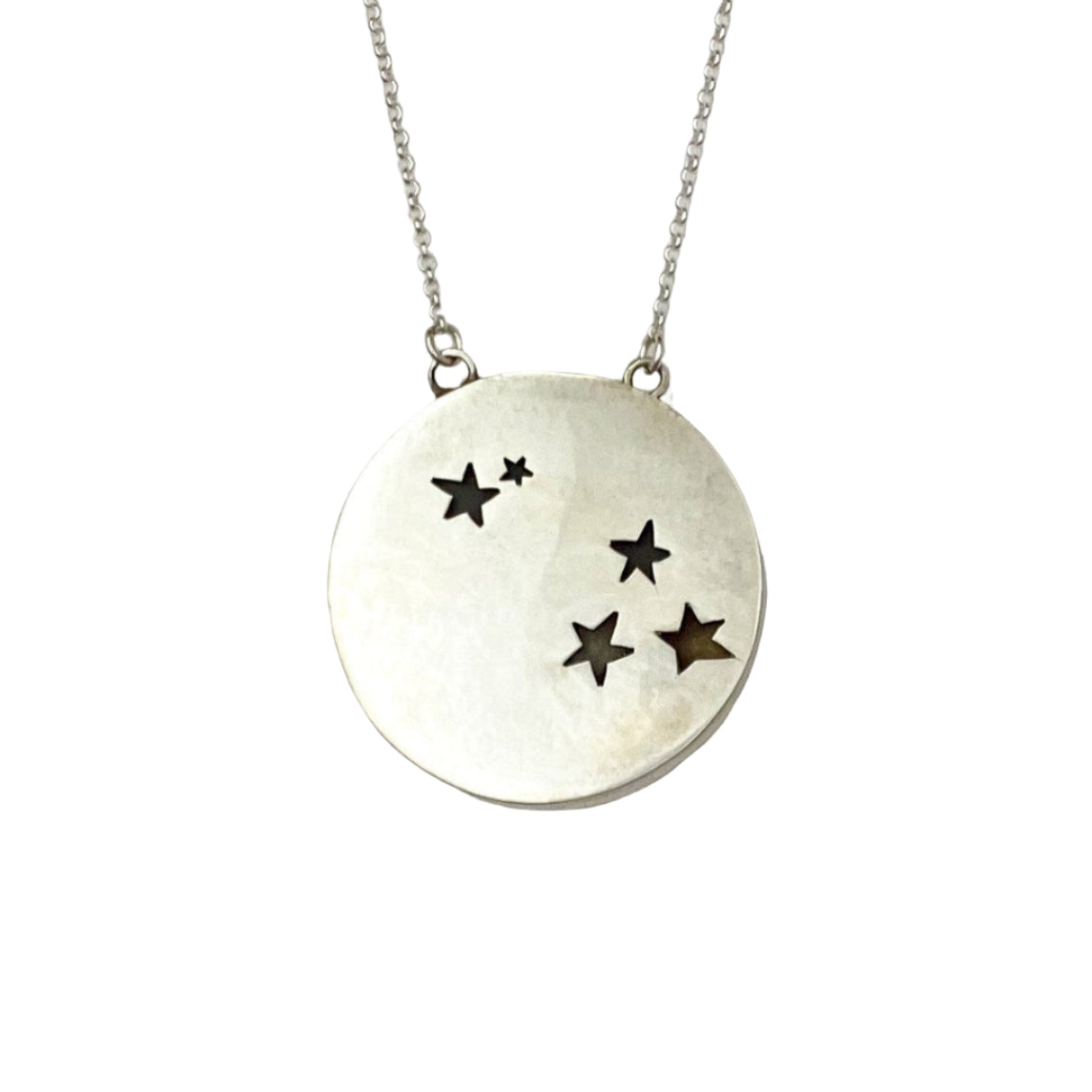 Landscape Jasper Pendant with Stars