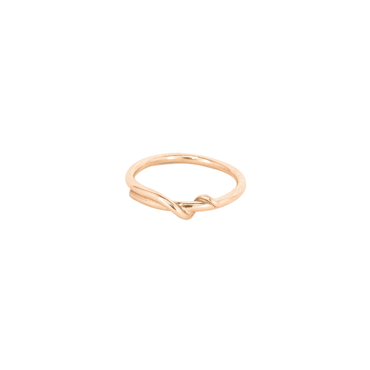 14k Wrapped Vine Yellow or White Gold Band