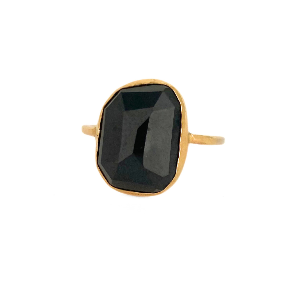 14kt Yellow Gold Rose Cut Spinel Ring