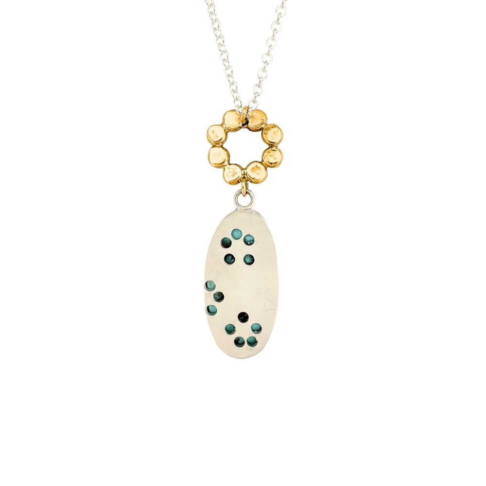Turqiouse and Floret Pendant