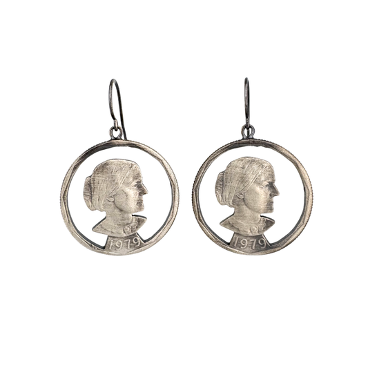 Susan B. Anthony Circled Silver Drops