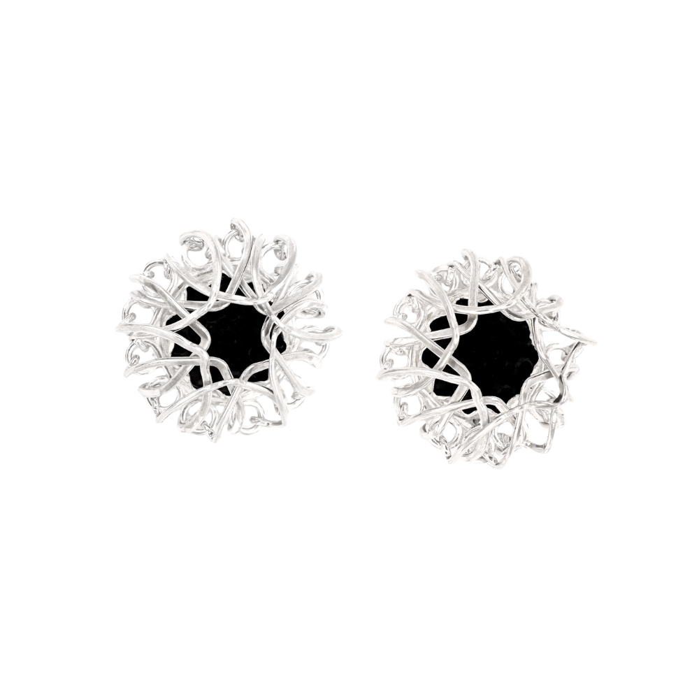Heliotropism : Ebony (Earrings)