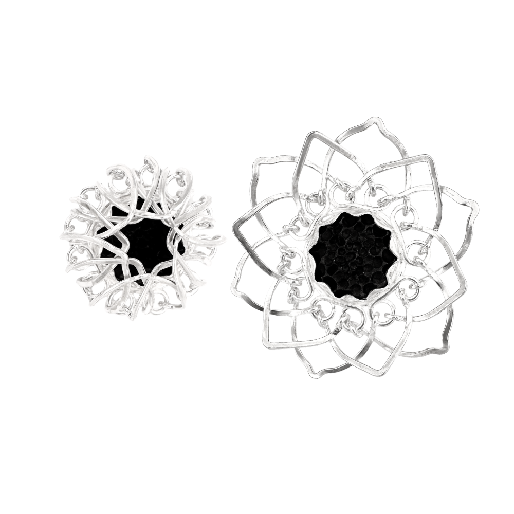 Heliotropism : Ebony (Earrings)