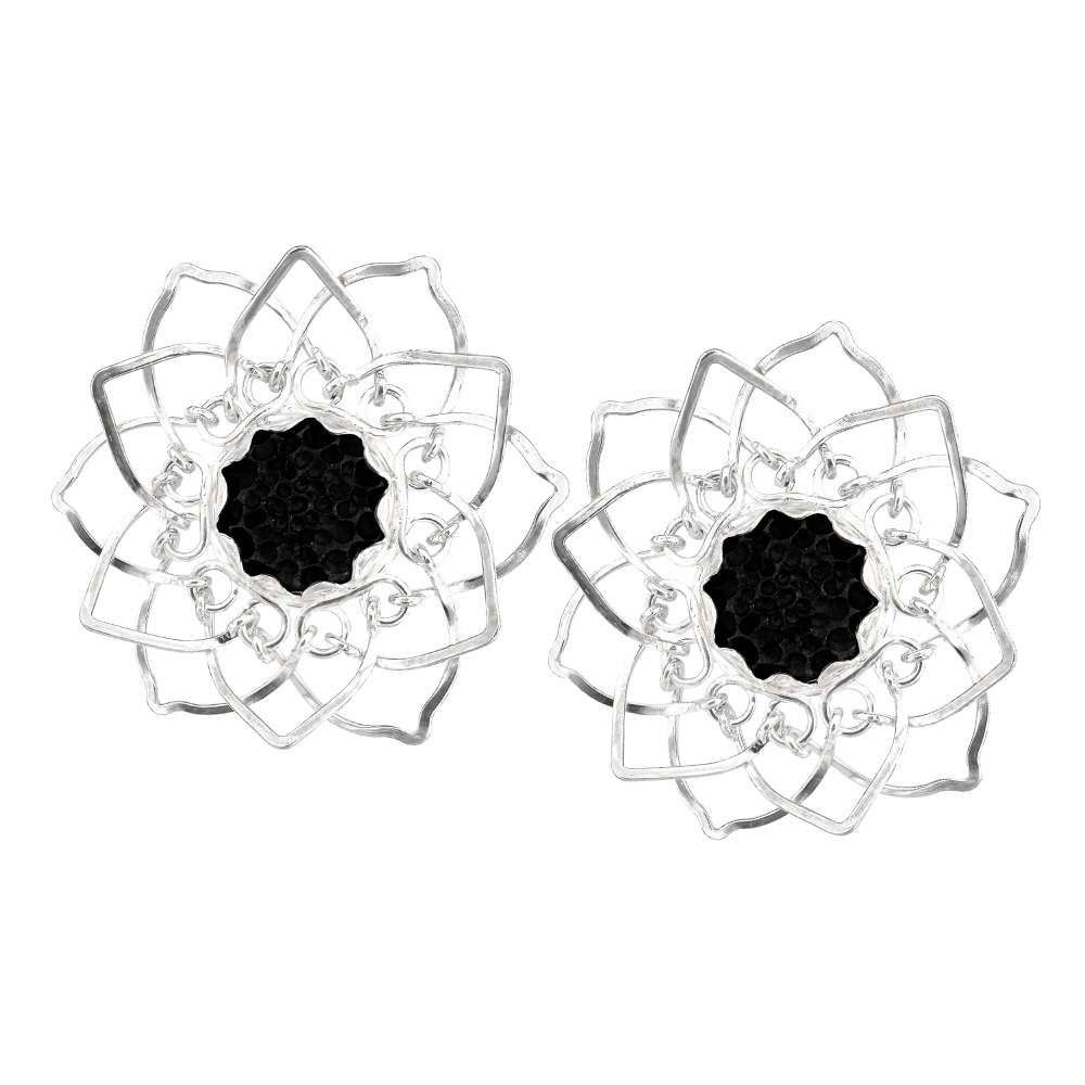 Heliotropism : Ebony (Earrings)