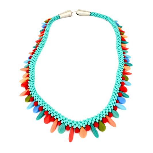 Short Multistone Necklace