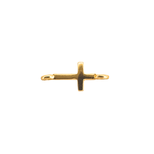 14k Gold Cross Link