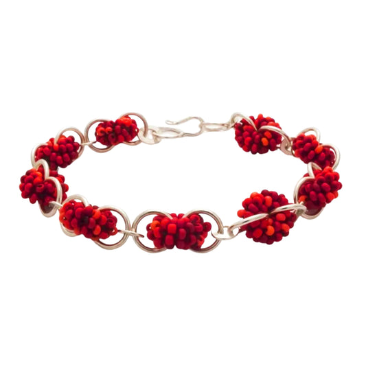 Woven loops bracelet