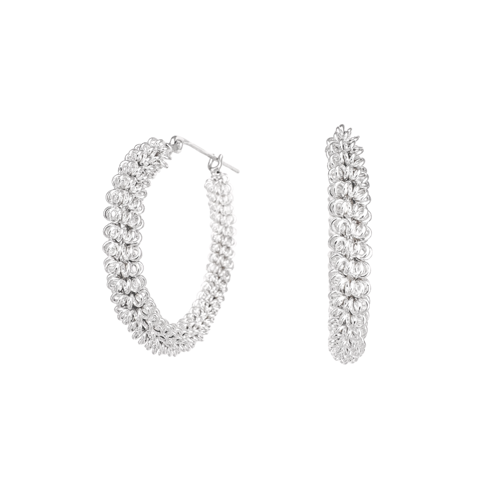 SeaFoam Large Hoops