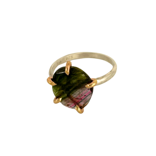 Bicolor Tourmaline Ring
