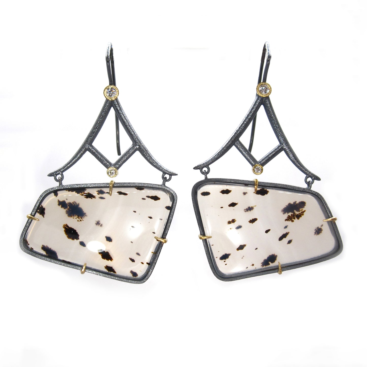 Nouveau Agate Earrings