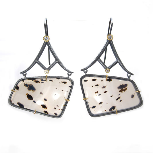 Nouveau Agate Earrings