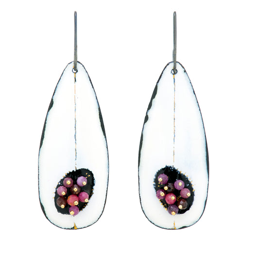 Rose Gem Earrings