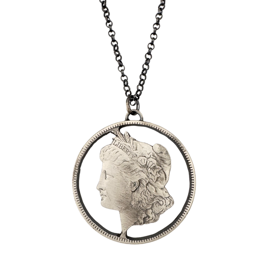 Morgan Dollar Circled Necklace