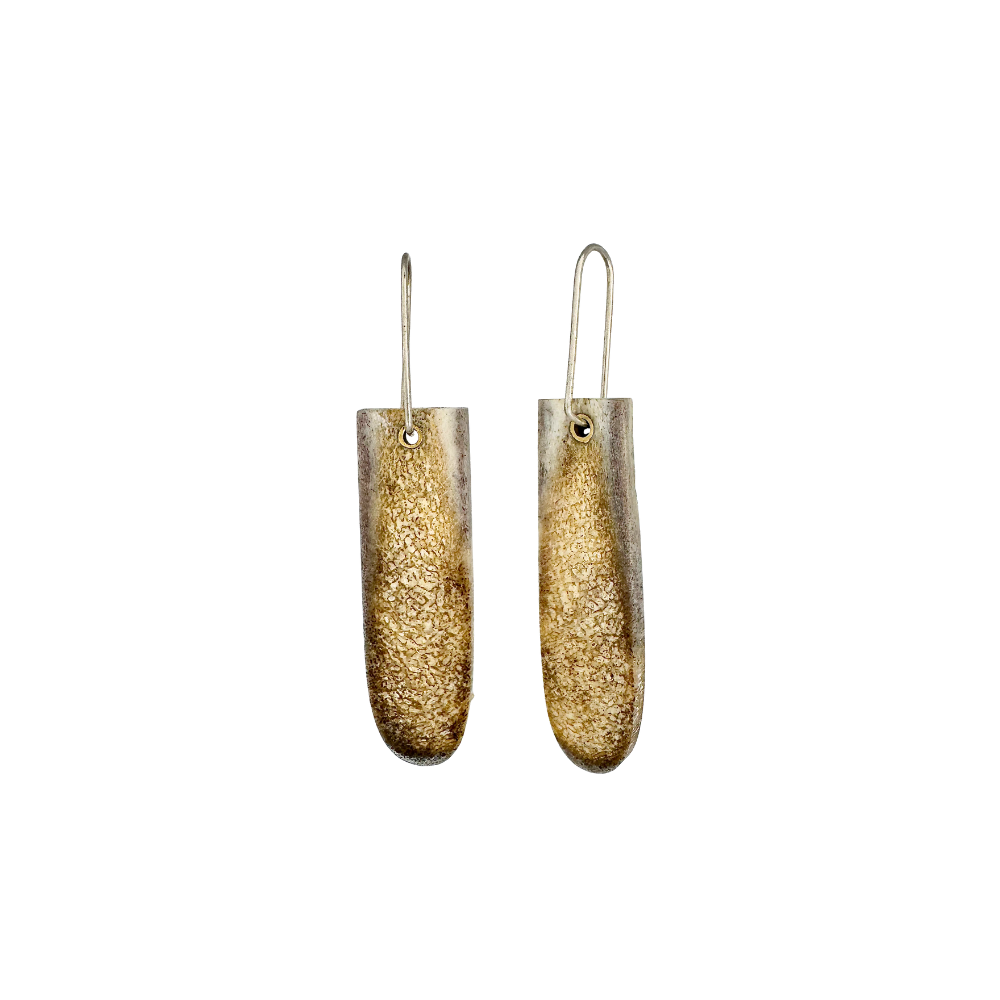 Antler Slice Earrings