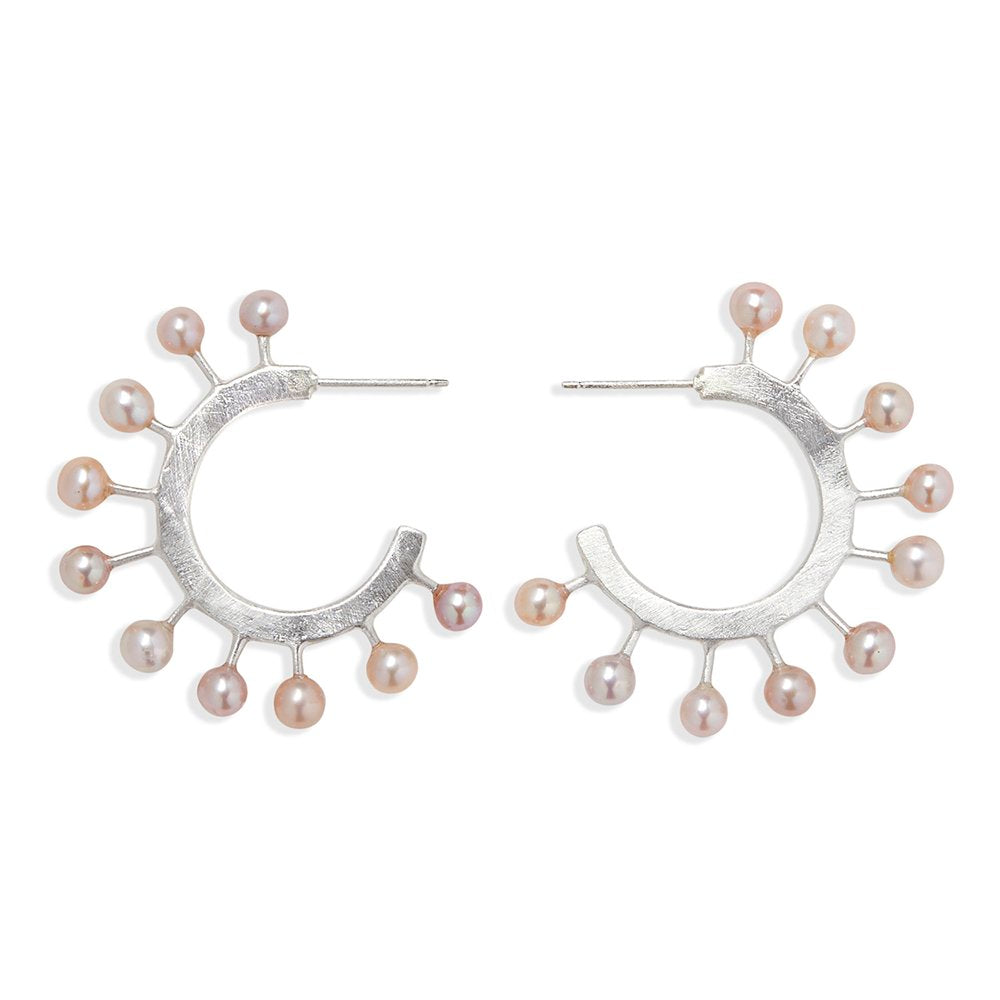 Pearly Hoops - PINK