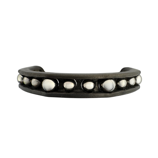 Titanium band with both 1.5mm and 2mm stainless balls