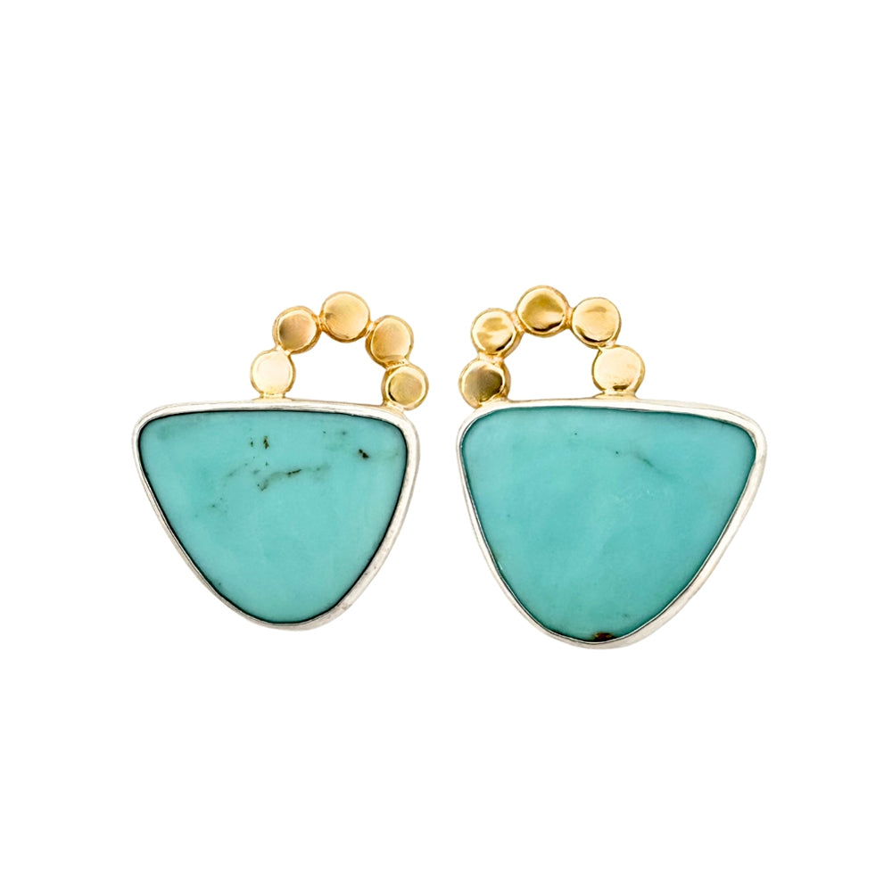 Turquoise and Floret Posts