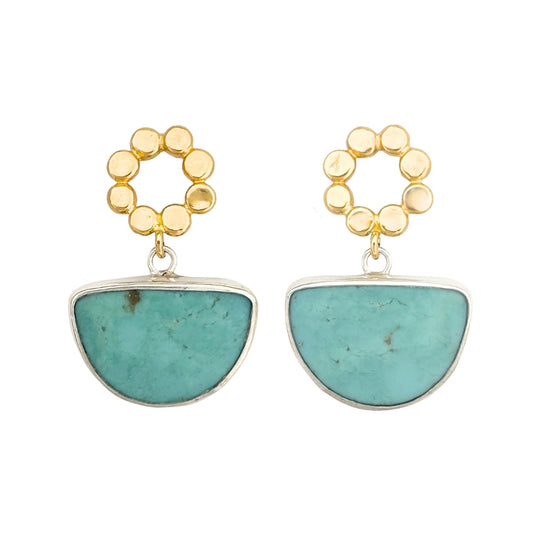 Turquoise and Floret Posts