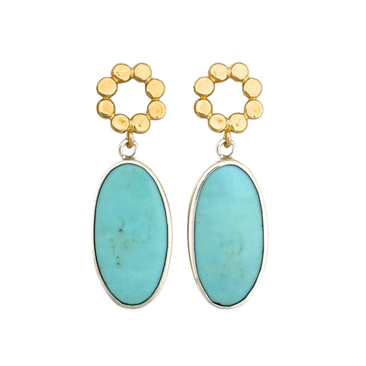 Turquoise and Floret Posts
