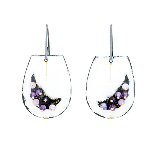 Lavender Gem Earrings