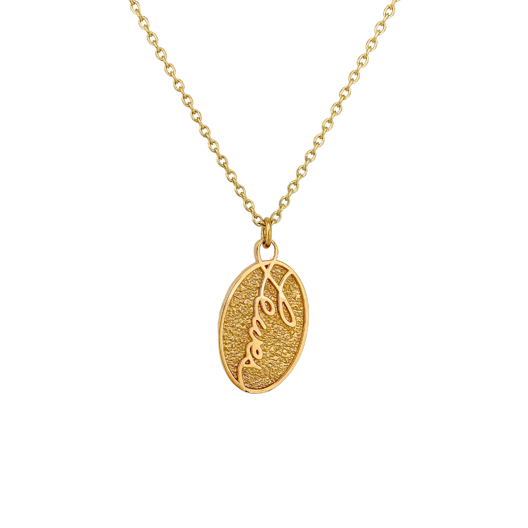 14kt Gold Lewes Charm Necklace