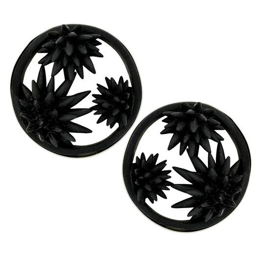 Earrings “Ferrofluid” 3