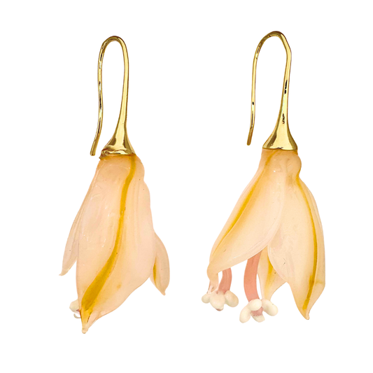 Bougainvillea Earrings - White