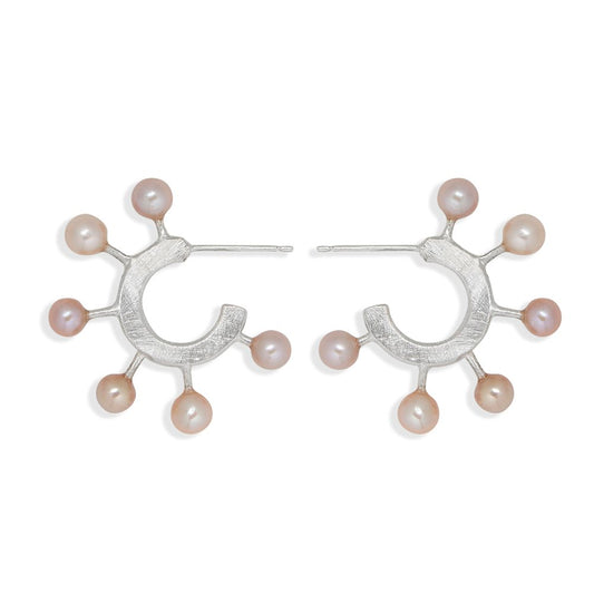 Pearly Hoop Minis - PINK