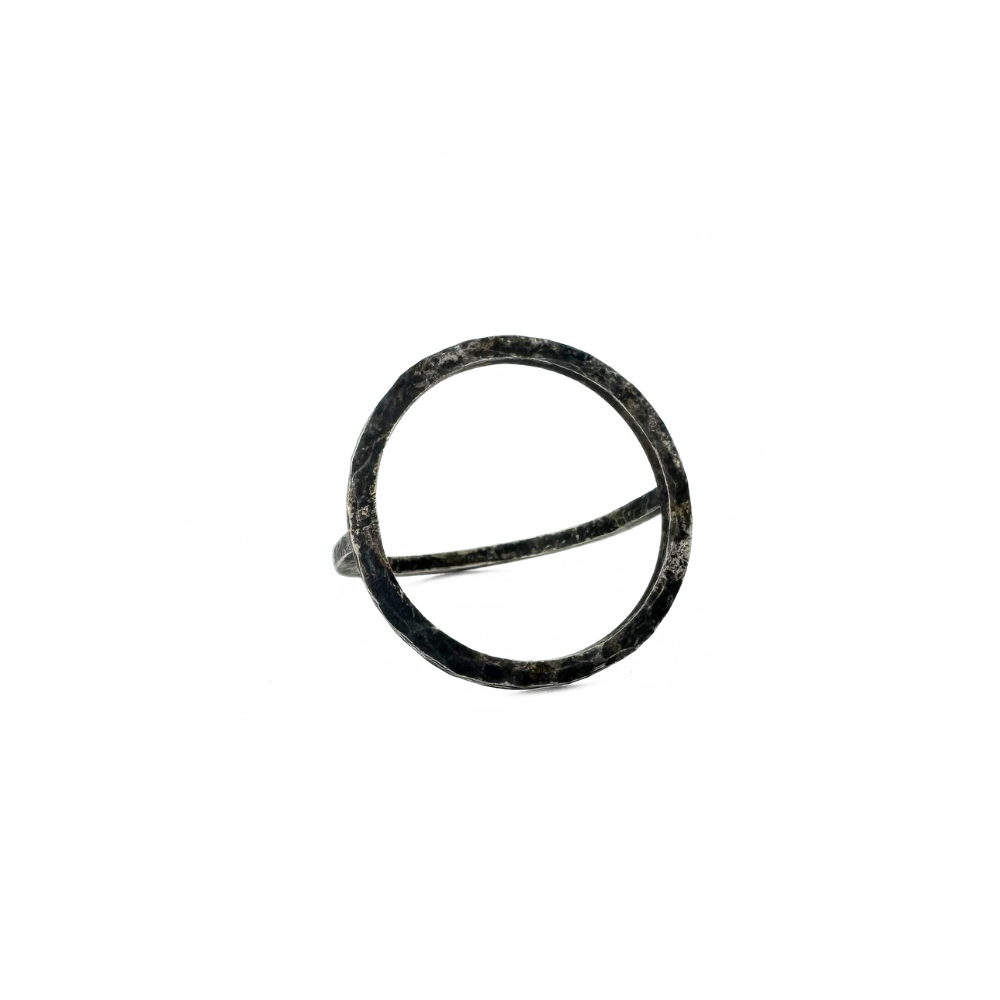 Antiqued Silver Ring