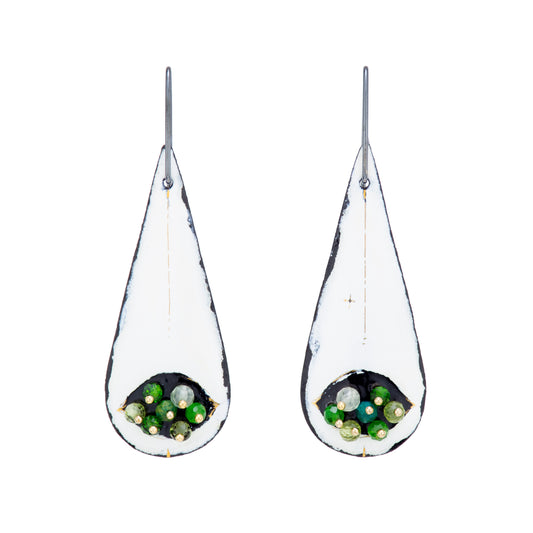 Grass Gem Earrings