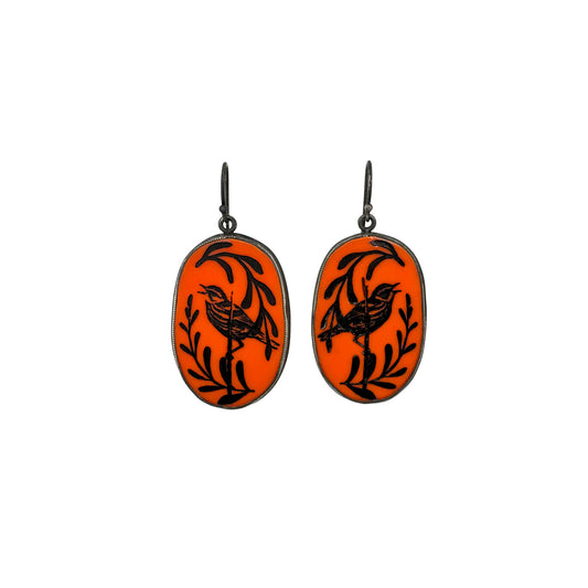 Coral Earrings