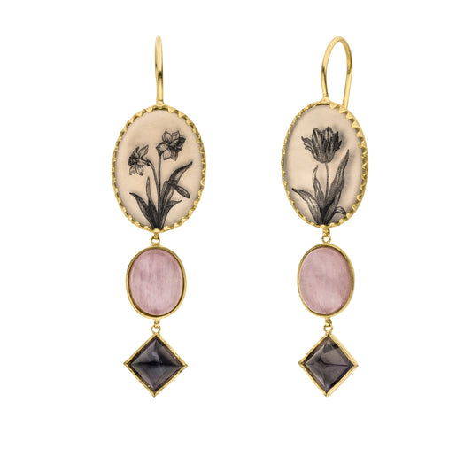 Daffodil Short Drop Earhangers