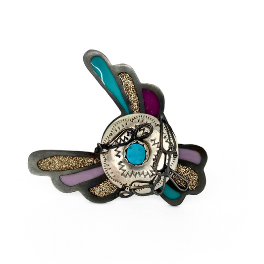 "Flying Buttons Ring" - Cory Glasgow, in collaboration with Daman and Marie Thompson