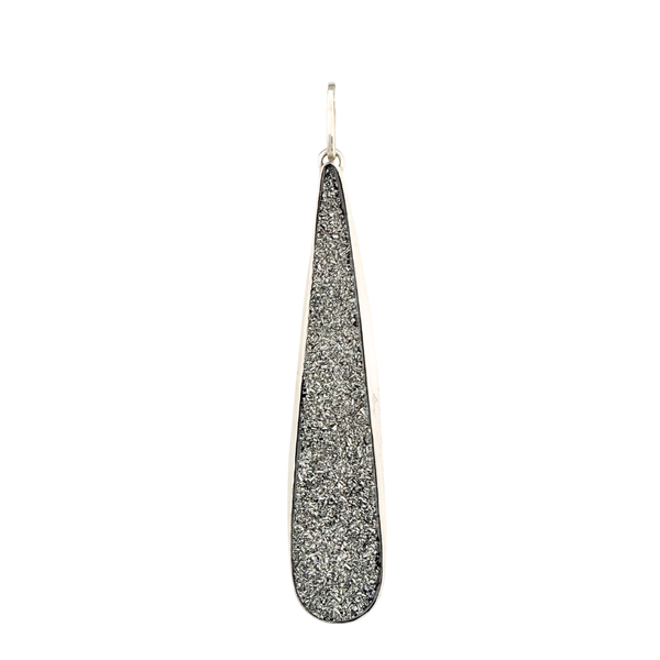 Large Teardrop Druzy Charm